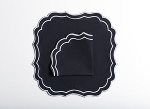 NAVY | EMBROIDERED PLACEMAT - 1 SET