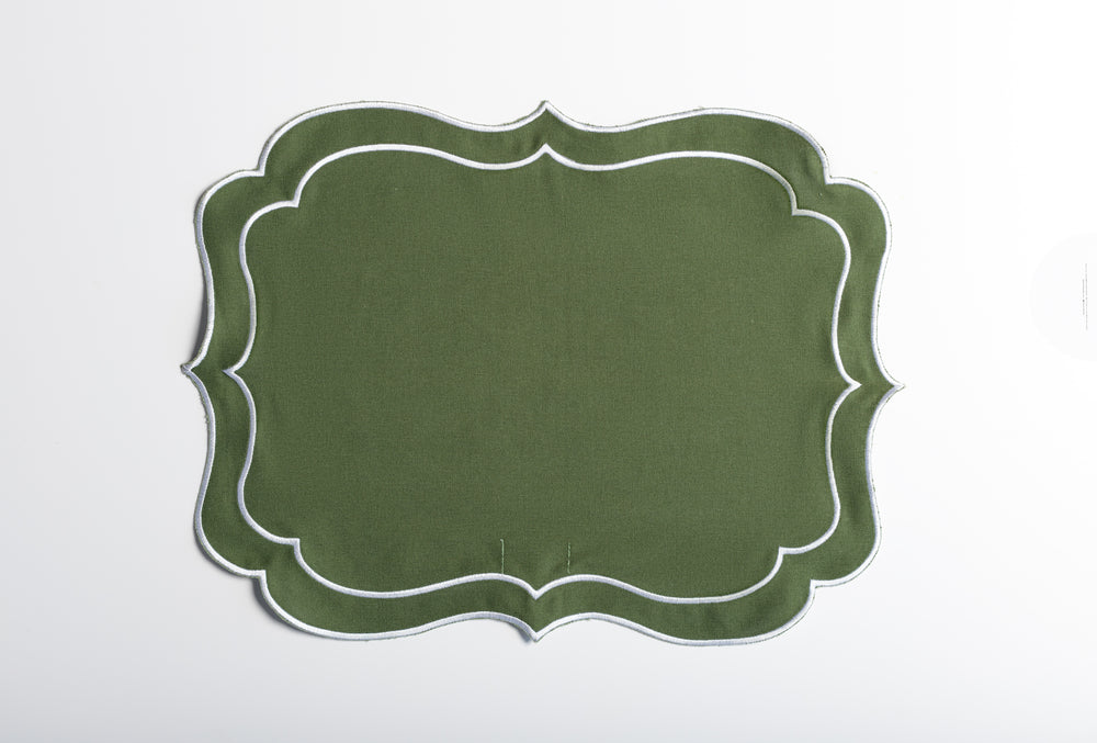 OLIVE GRACE | EMBROIDERED PLACEMAT - 1 SET