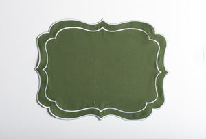 OLIVE GRACE | EMBROIDERED PLACEMAT - 1 SET