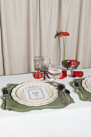 OLIVE GRACE | EMBROIDERED PLACEMAT - 1 SET