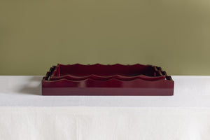 DEEP BURGUNDY | LACQUER TRAY