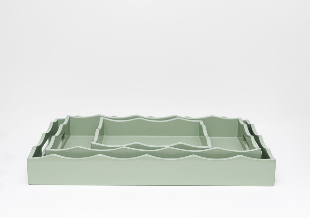 SAGE | LACQUER TRAY